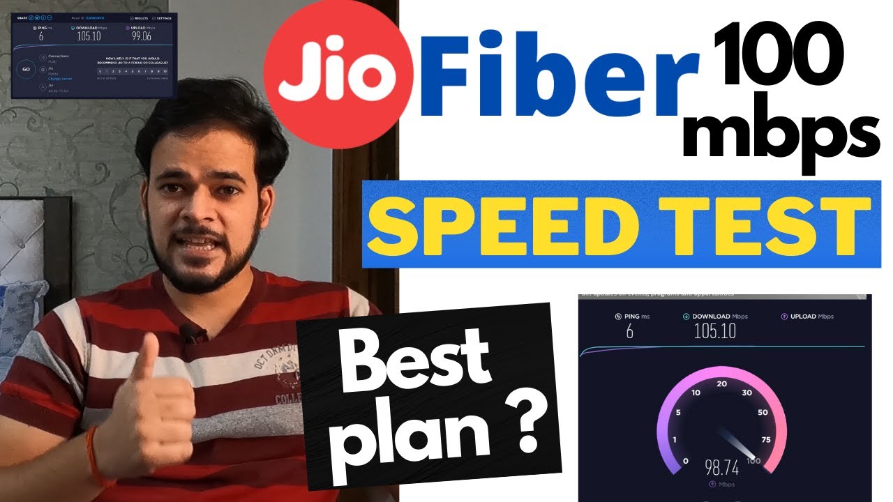 Jio fiber 699 plan Speed test | Jio fiber best plan ? | Jio fiber 100 mbps plan Speed test 🔥