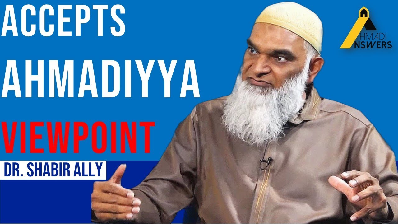 Dr Shabir Ally Accepts Ahmadiyya Viewpoint: Prophet Isa (as) Did Not Physically Revive the Dead