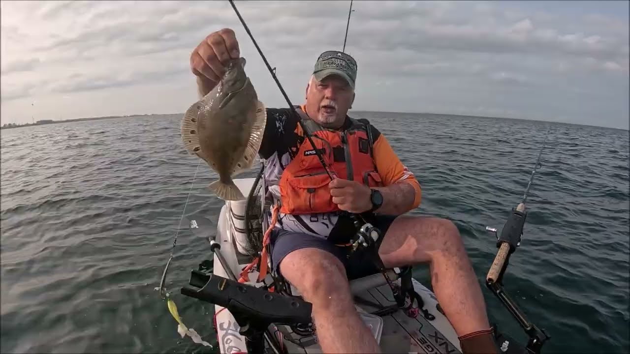 Plattfische vom Kajak am 31.05.2025, TK- Garnelen bringen Schollen! Teil 1