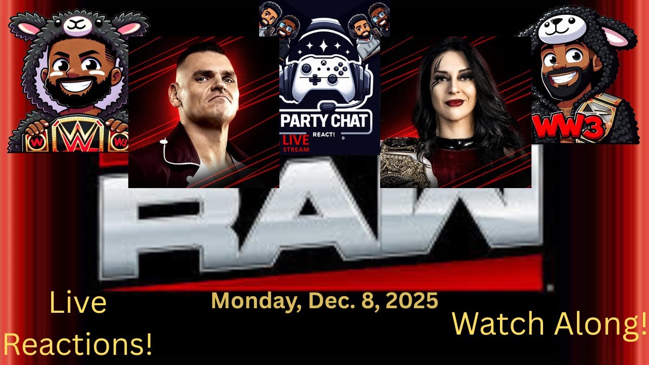 WWE RAW before John Cena's last match | Live React with us! - 12/8/25