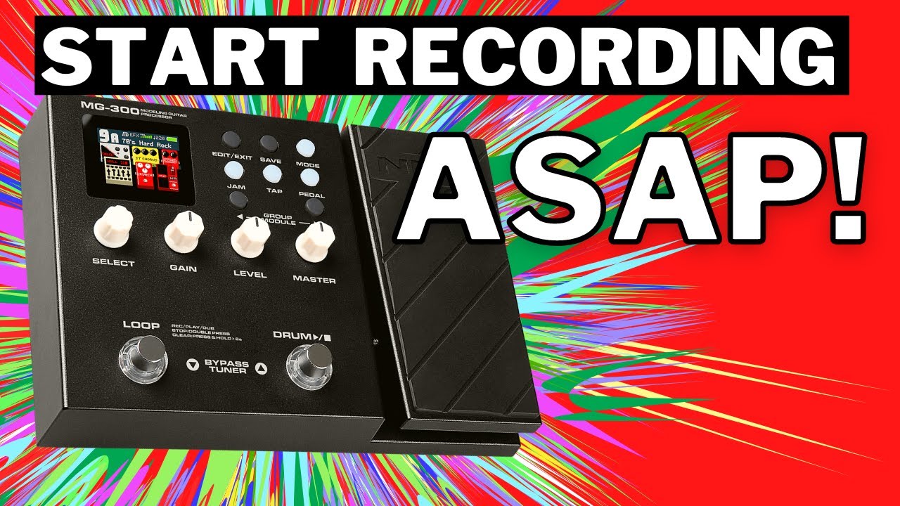 Nux Mg 300 Recording | Recording to your DAW