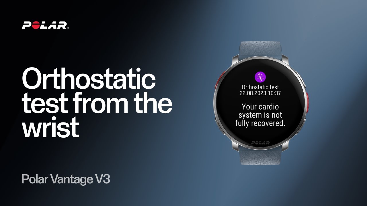 Polar Vantage V3 | Ортостатический тест с запястья