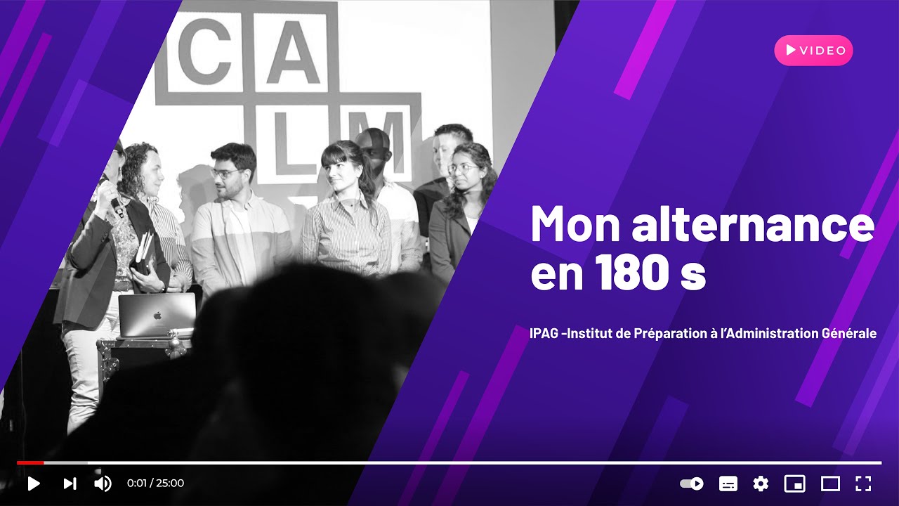 Mon alternance en 180s - IPAG