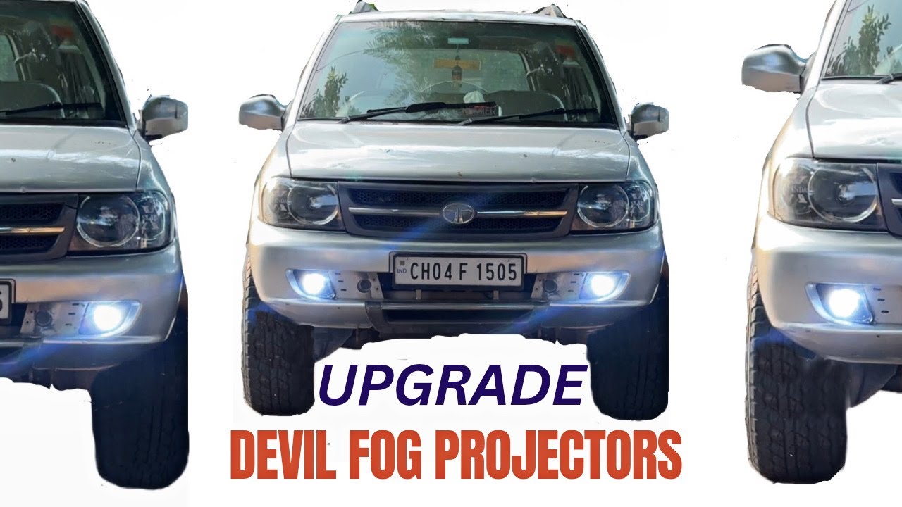 MODIFIED TATA SAFARI DICOR || DEVIL & FOG LIGHTS UPGRADE || PART 1