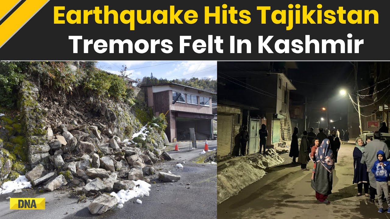 Jammu Kashmir News: 5.3 Intensity Earthquake With Epicenter In Tajikistan, Tremors Felt In Kashmir