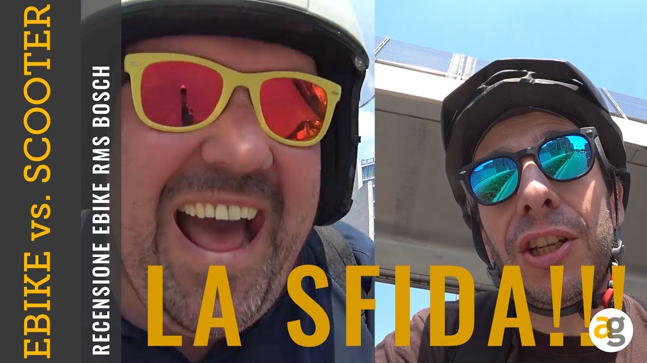 Bici ELETTRICA vs. SCOOTER sfida RECENSIONE ebike RMS