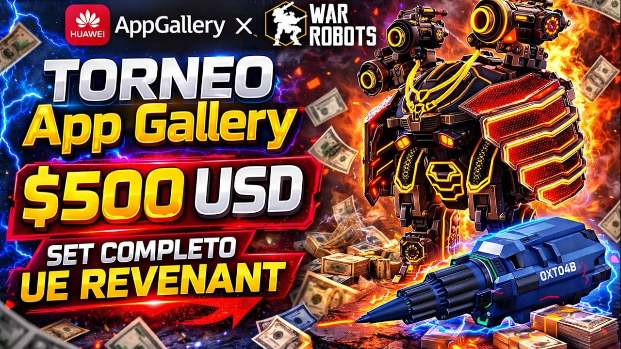 Torneo $500 USD + Полный набор Ultimate Revenant! 🎁 War Robots &times; Appgallery #WRWinBasileus
