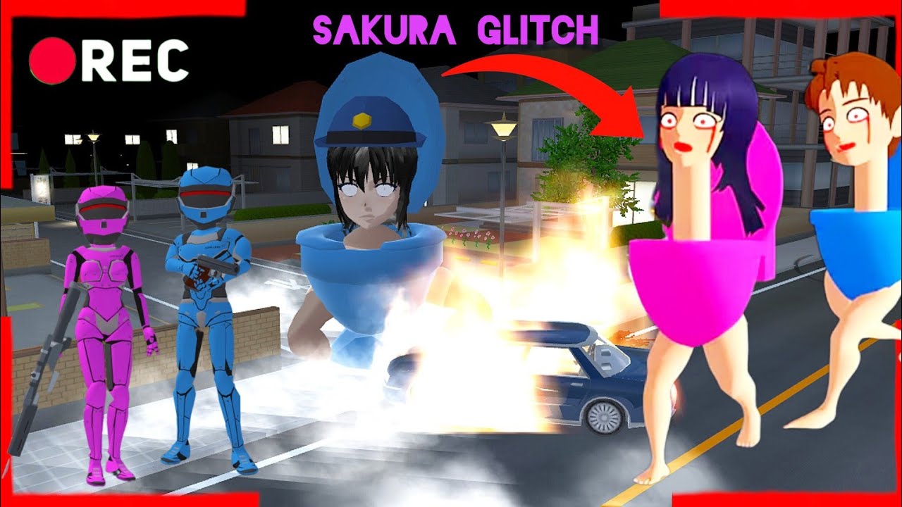 Yuta Mio Panicked After CCTV Recorded a ALPHA SKIBIDI TOILET in From House!SAKURA SCHOOL SIMULATOR 😱