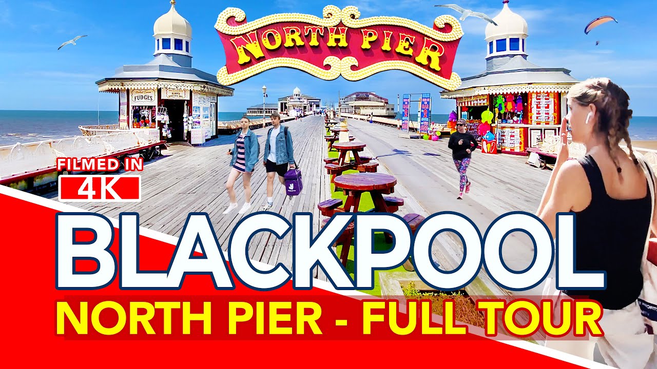 BLACKPOOL NORTH PIER | Full tour of the famous North Pier Blackpool UK | 4K Walk