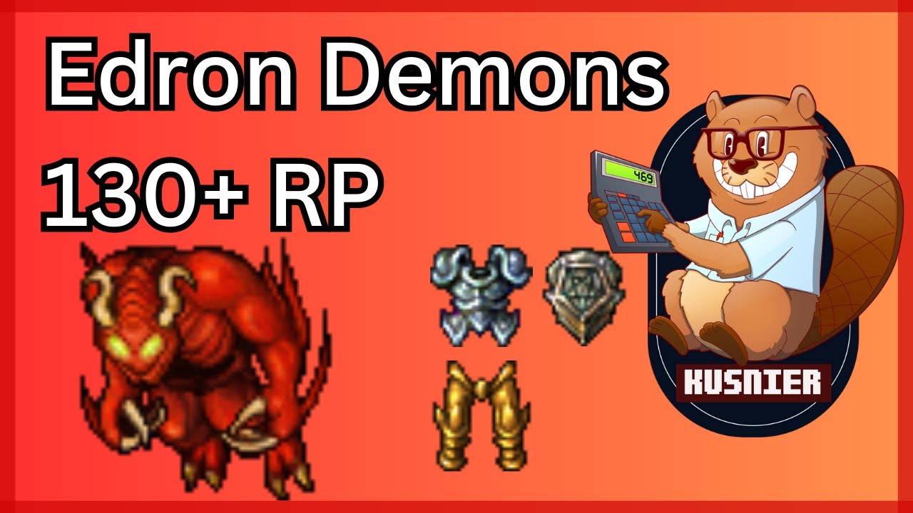 Edron Demons | 130+ Paladin | Tibia