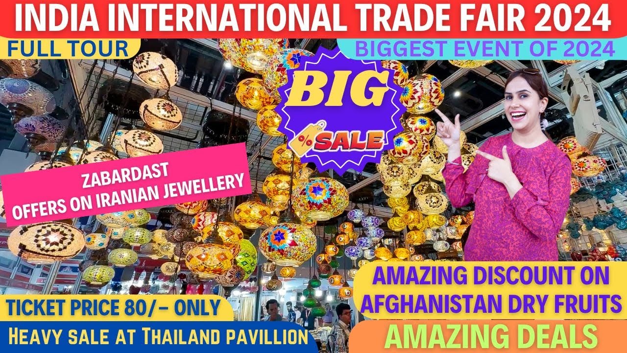Trade fair 2024 delhi | IITF 2024 Pragati Maidan | Full tour of international stalls