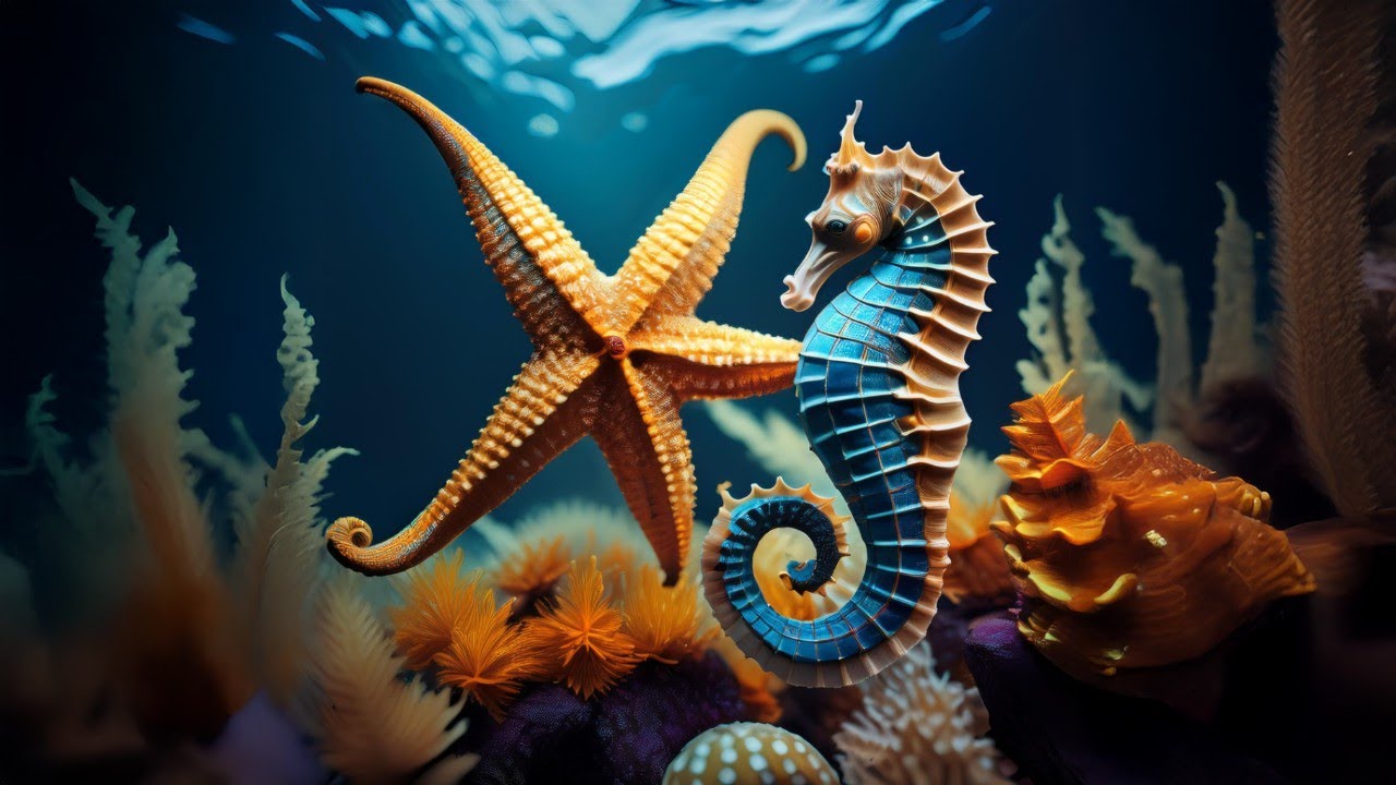 Avventure Marine: Il Cavalluccio Marino e la Stella Marina! 🌊✴️🌊 | Animali per Bambini