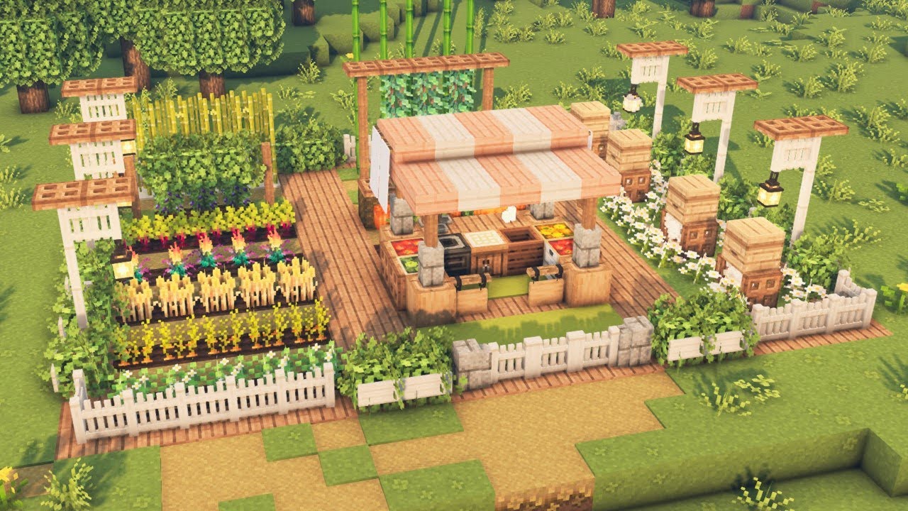 Build the Perfect Minecraft Crop Farm / cottagecore