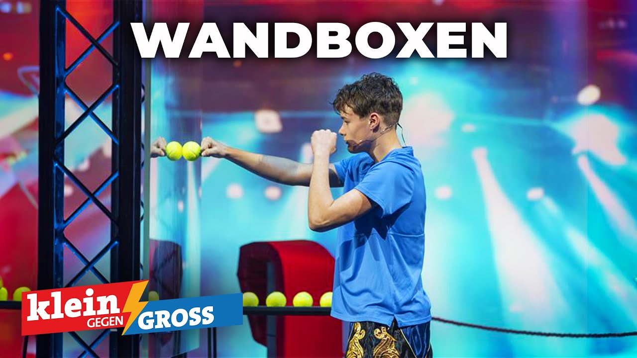 Challenge: Tennisball an die Wand boxen | Klein gegen Groß