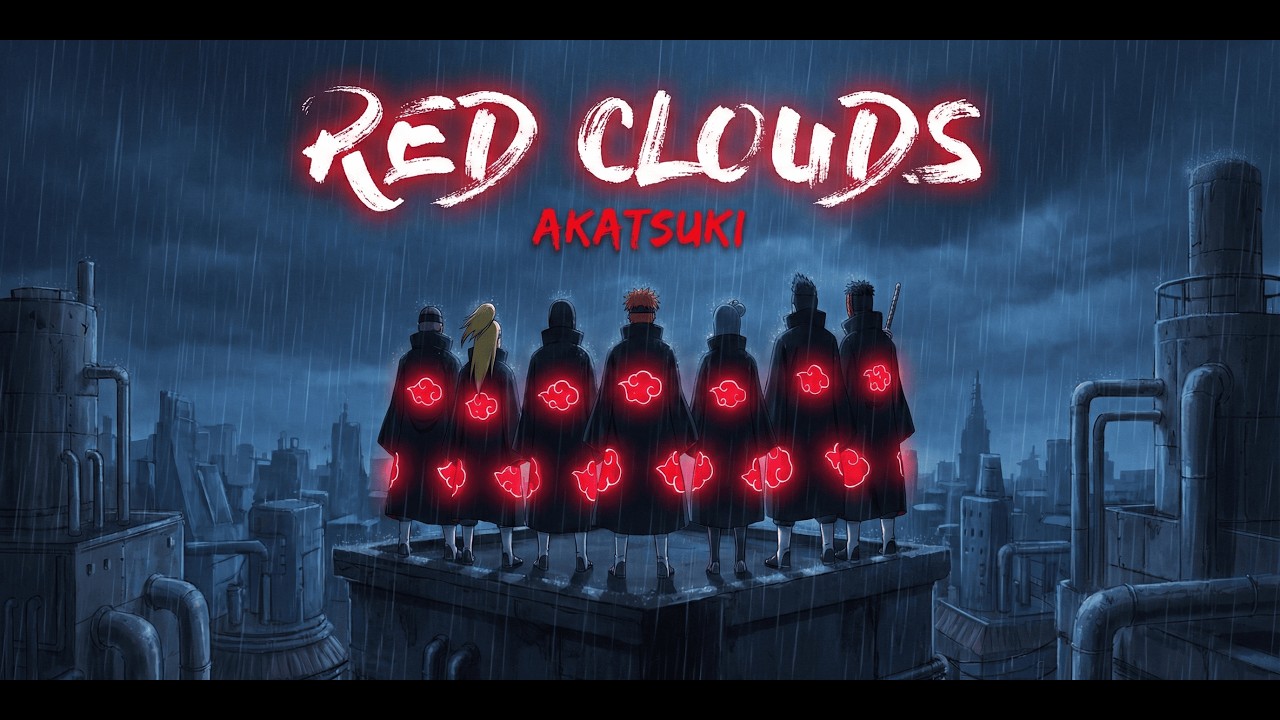 AKATSUKI: RED CLOUDS (Villain Phonk) ☁️🩸 | Naruto Shippuden Song