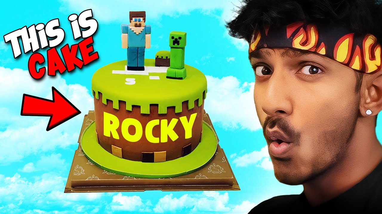 Making cake for @RockyTamilGaming  - Minecraft Tamil Live