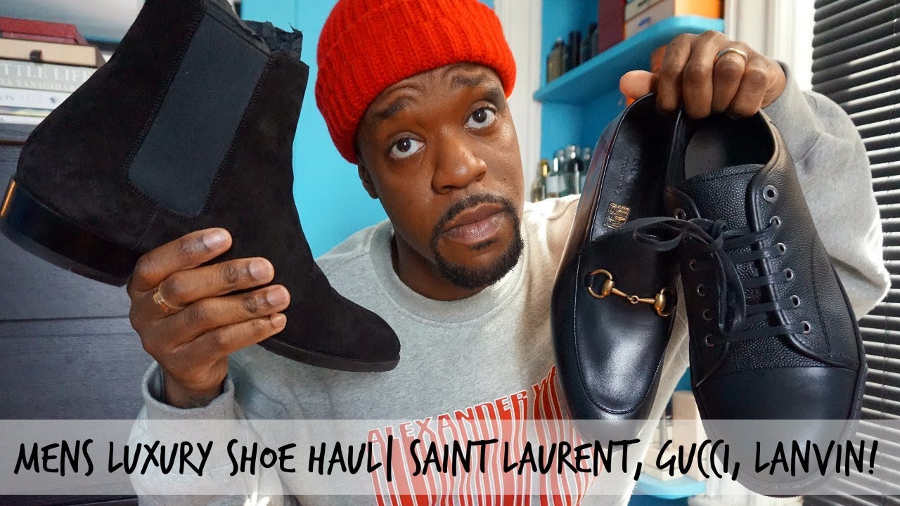 Men's Designer Shoe Haul...I Finally Purchased a Pair of Saint Laurent Wyatt Boots!