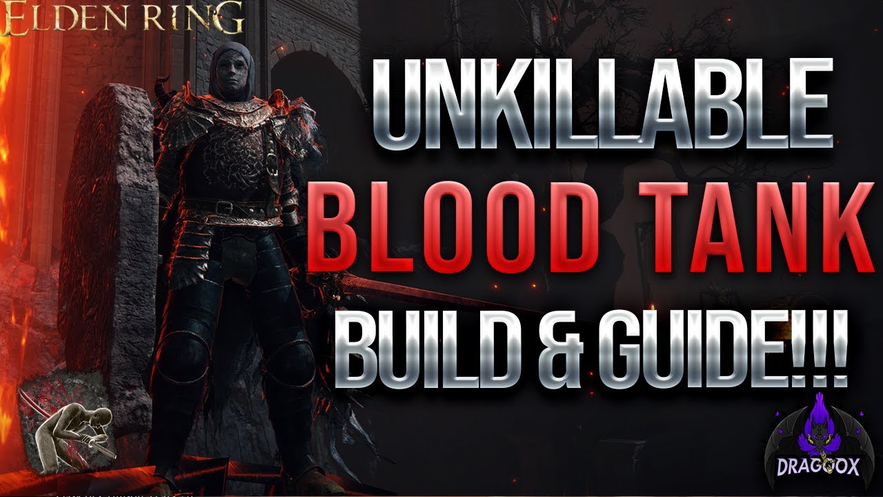 ELDEN RING - THIS BLOOD TANK BUILD MAKES YOU IMMORTAL?!! | HOW TO TANK in ELDEN RING!