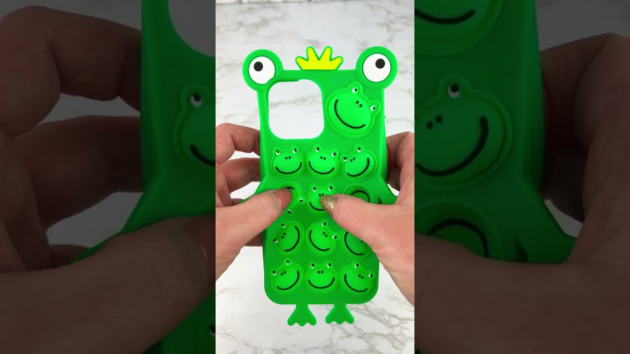 SHEIN Fidget IPhone Case Haul Unboxing COMPILATION Satisfying Video ASMR! #fidgets #asmr 🐸💜😱