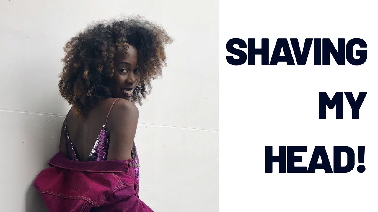 Girl shaves her head! (Big Chop)