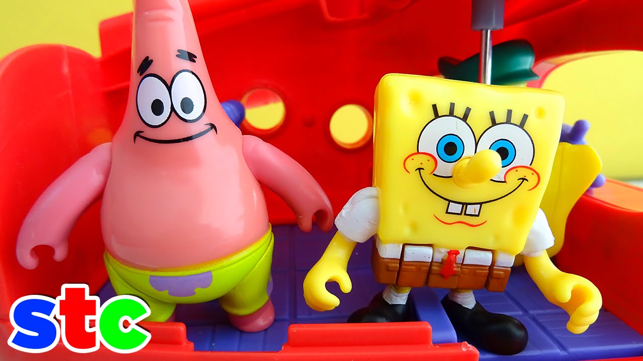 Imaginext Bob Esponja y El Autobus de Fondo de Bikini | Bob Esponja Unboxing Autobus
