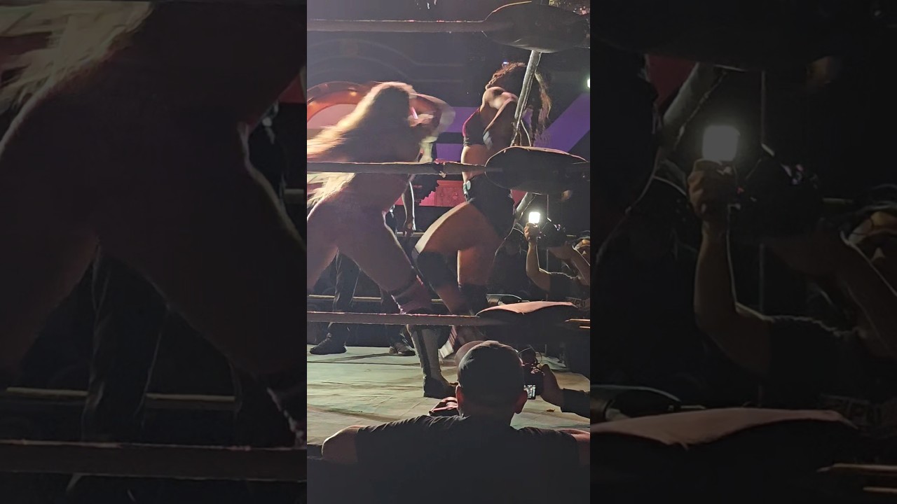 Girls throw massive chops #womenswrestling