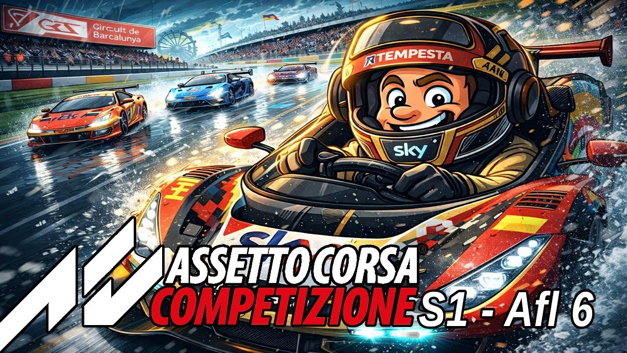 Assetto Corsa Competizione | Afl 6 | Catalunya | Regen en grote inhaalrace