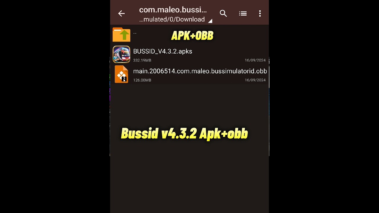 Apk+obb v4.3.2 Update #bussid #apkobb