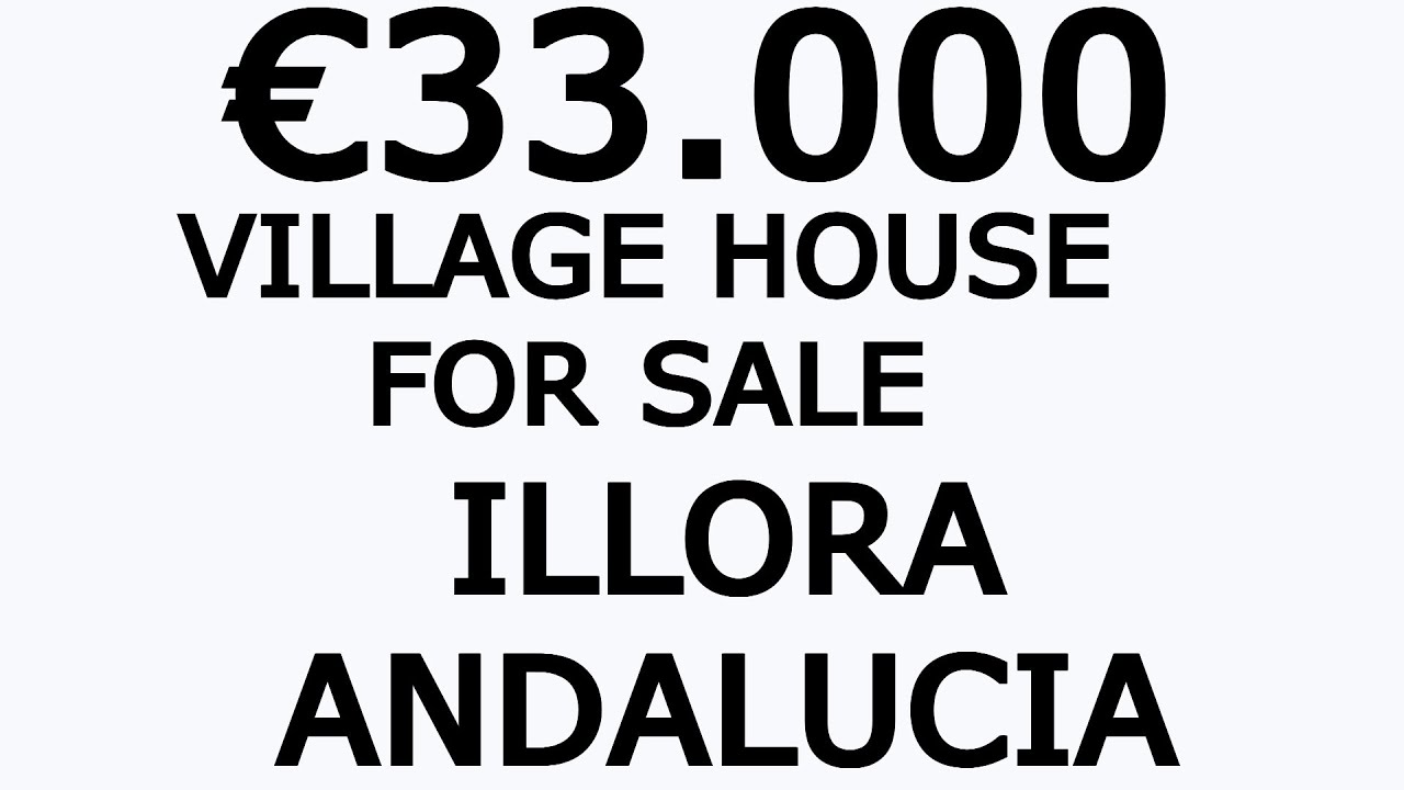 33 000 &euro; Tradycyjny andaluzyjski dom wiejski NA SPRZEDAŻ w Illora, Andaluzja, południowa Hiszpania
