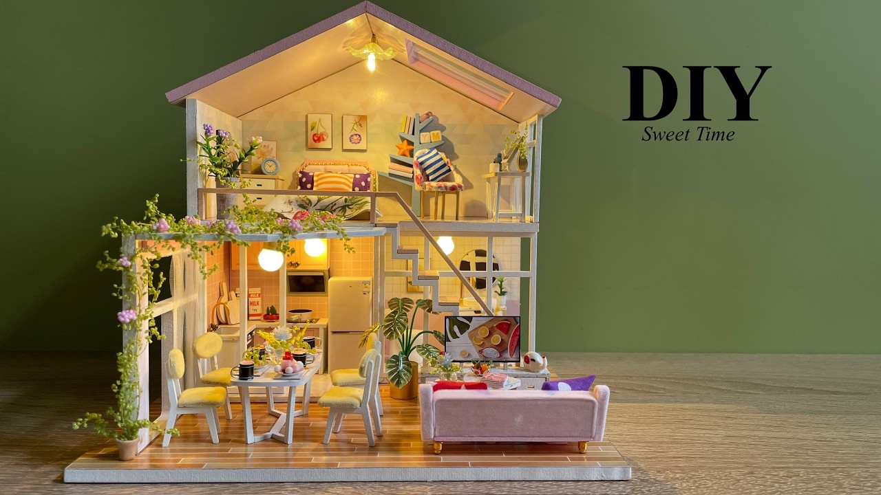 Sweet Time | DIY Miniature Dollhouse Crafts | Relaxing Satisfying Video
