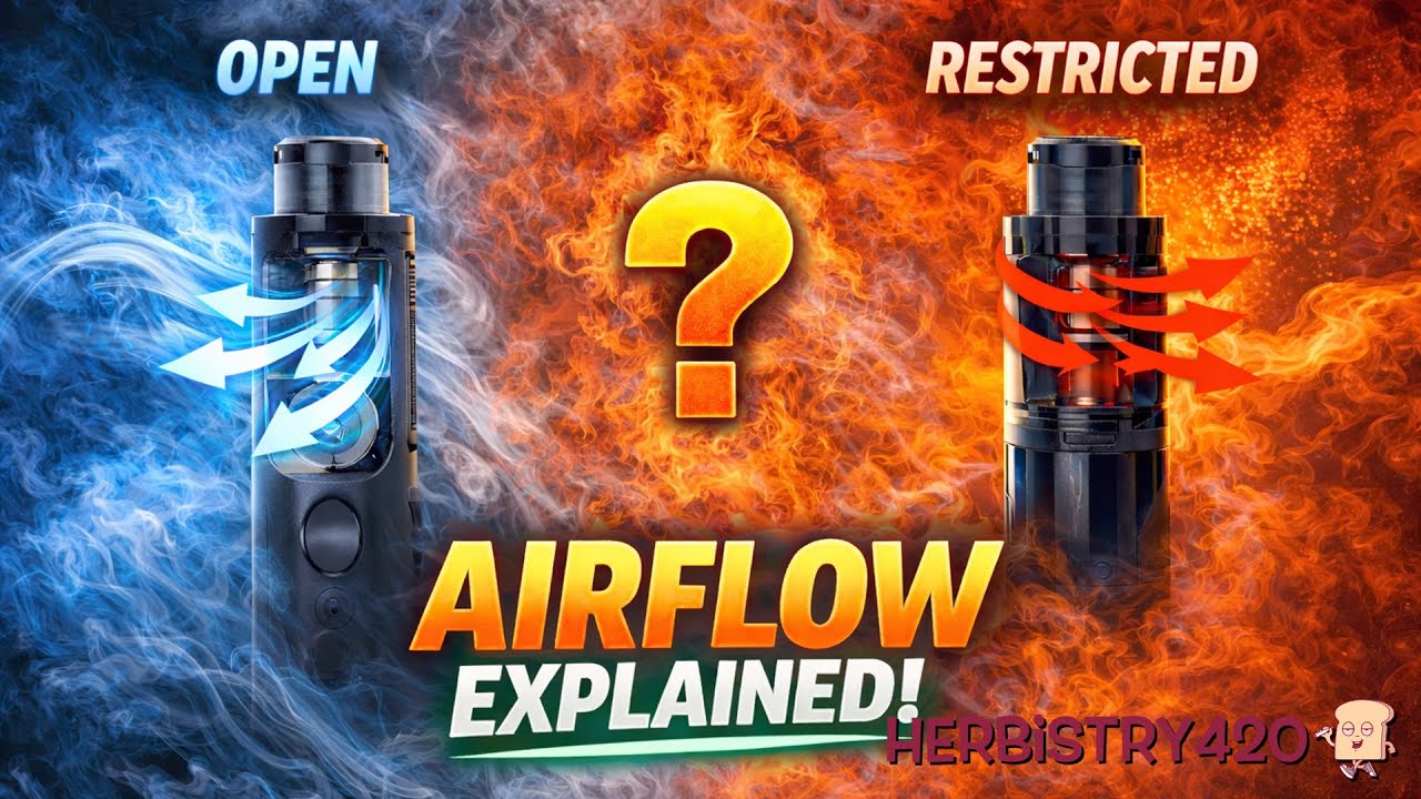Vaporization Airflow Explained: Open vs Restricted & Draw Technique 💨