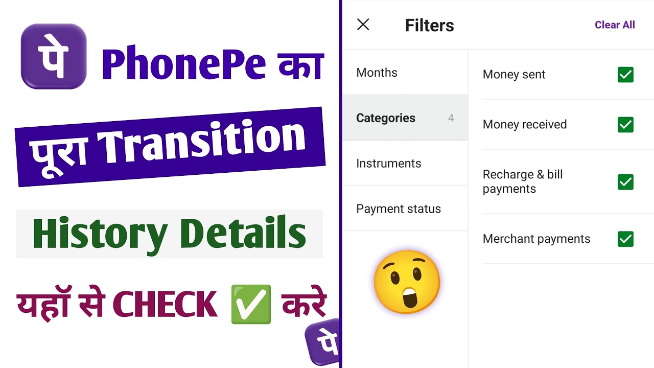 phonepe history kaise dekhe | phonepe transaction history kaise dekhe | phonepe history check