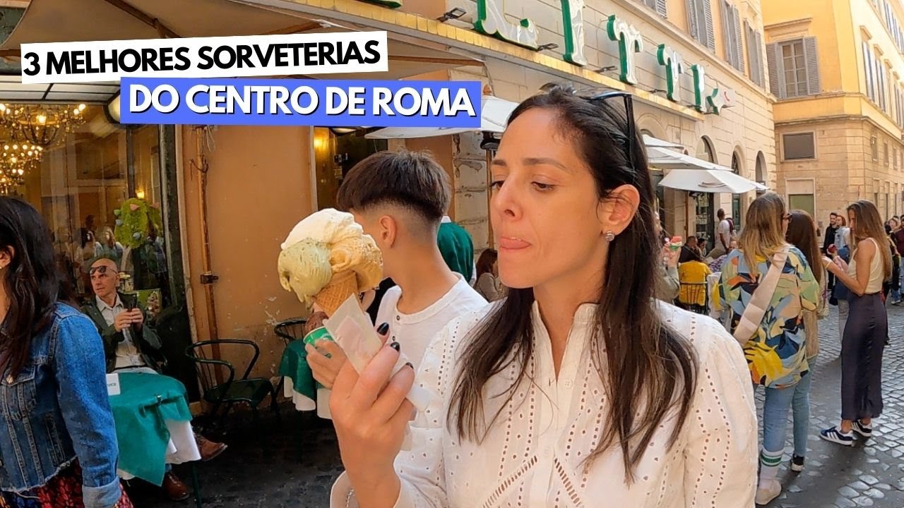 TOMAMOS OS MELHORES GELATOS DE ROMA
