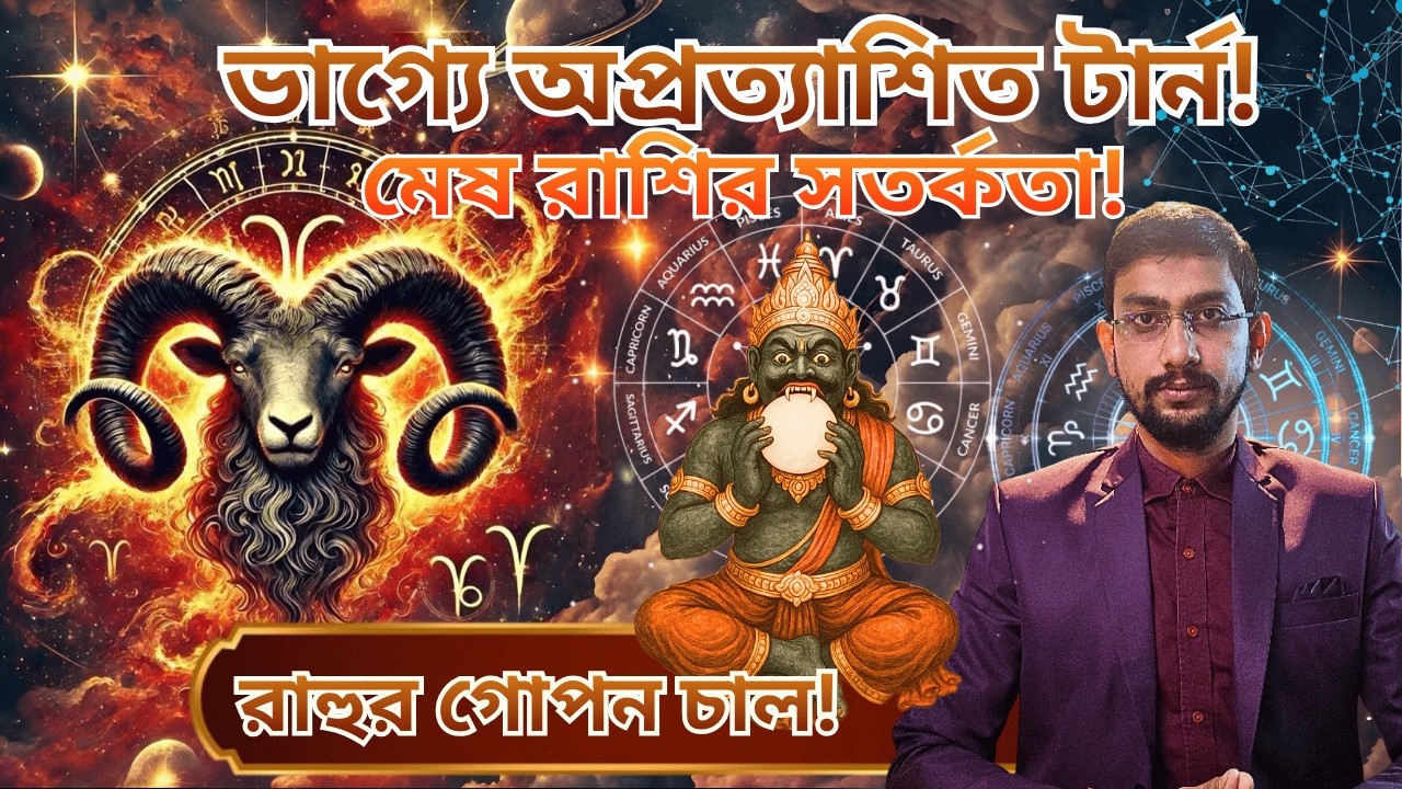 শতভিষা নক্ষত্রে রাহু! মেষ রাশির জীবনে হঠাৎ বড় পরিবর্তন | Aries Rahu Transit Prediction