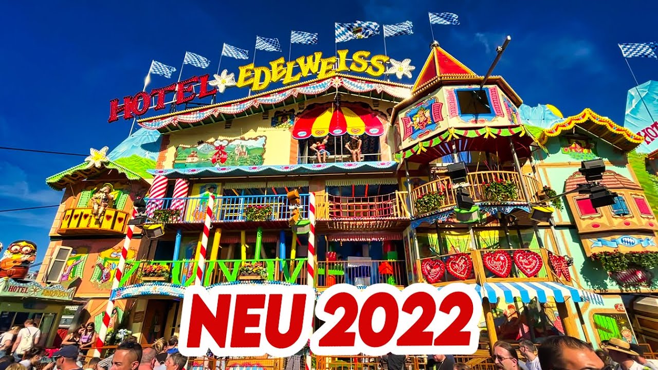 Hotel Edelweiss (Rasch) - NEU 2022 Walkthrough - Rheinkirmes Düsseldorf 2022 | Neuheit 2022