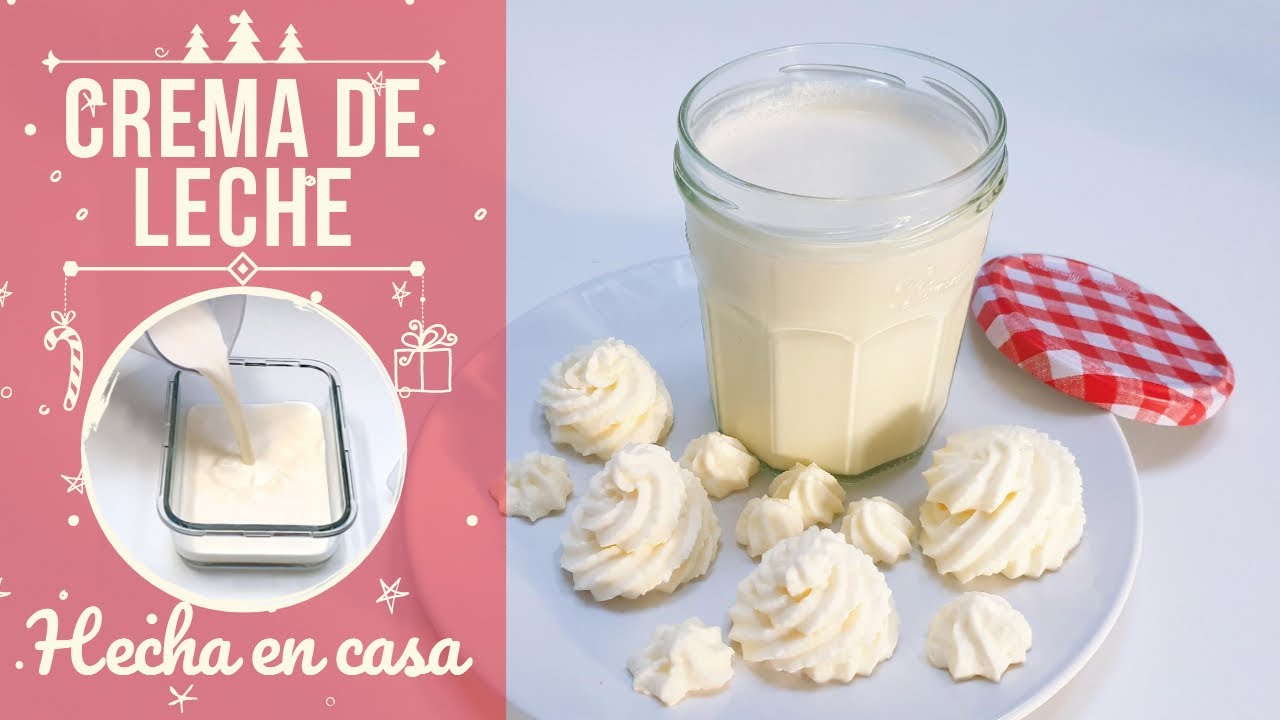 Como preparar NATA PARA MONTAR o CREMA DE LECHE | Crema para batir | Solo 2 ingredientes | Cookeri