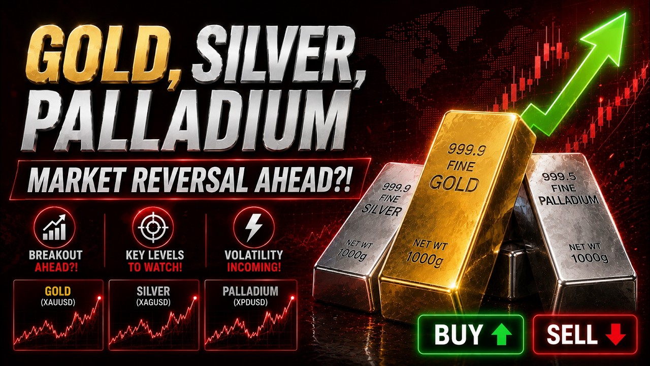 GOLD, SILVER & PALLADIUM | Daily Analysis: Bullish Reversal Ahead?! Critical Key Levels to Watch