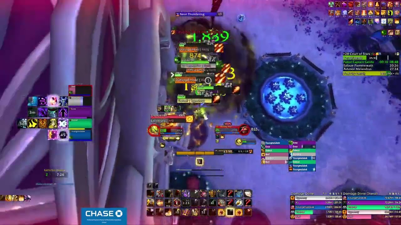 +28 Tyrannical Court of Stars 1 tank 4 DPS - NO HEALER