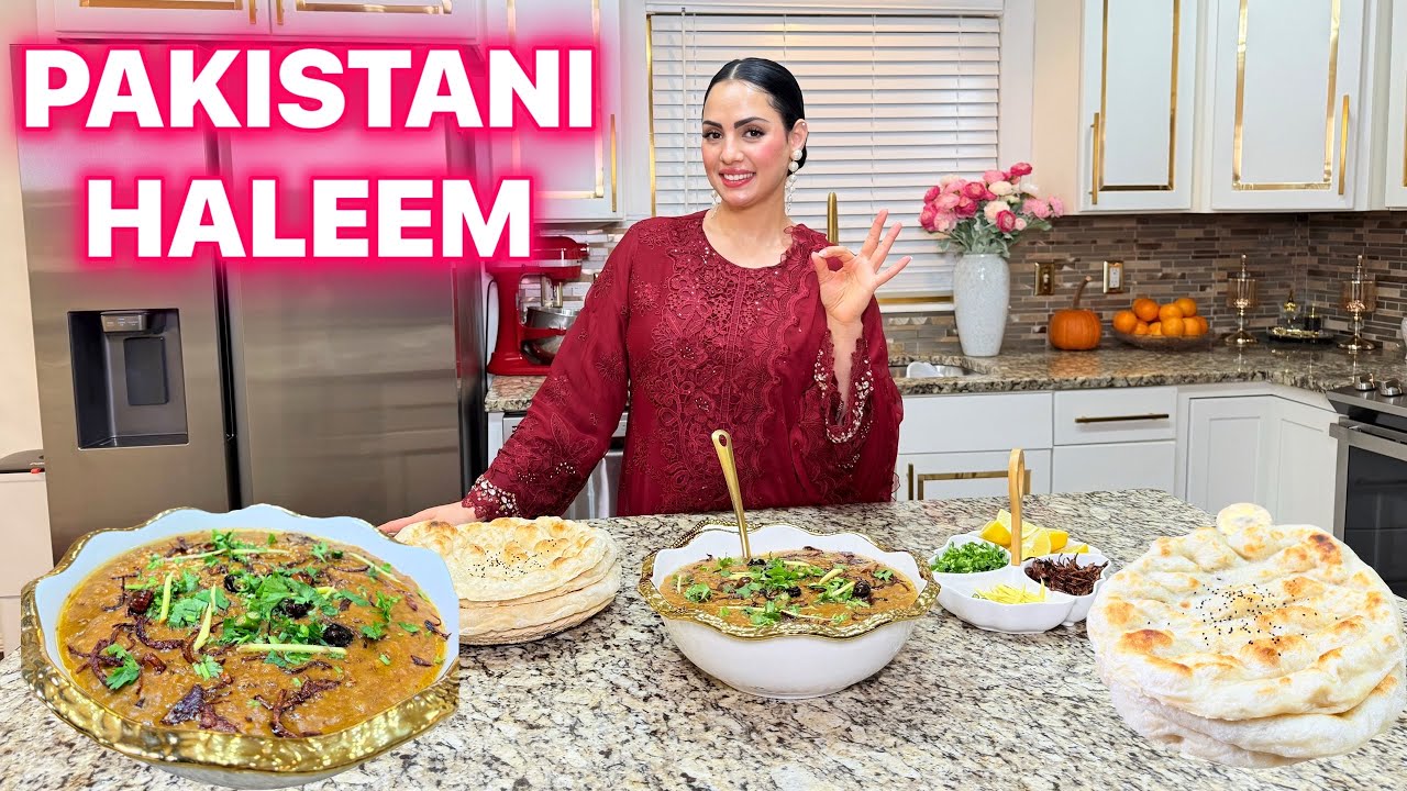 Authentic Pakistani Haleem Recipe | Step-by-Step Home Method👌🏽😊