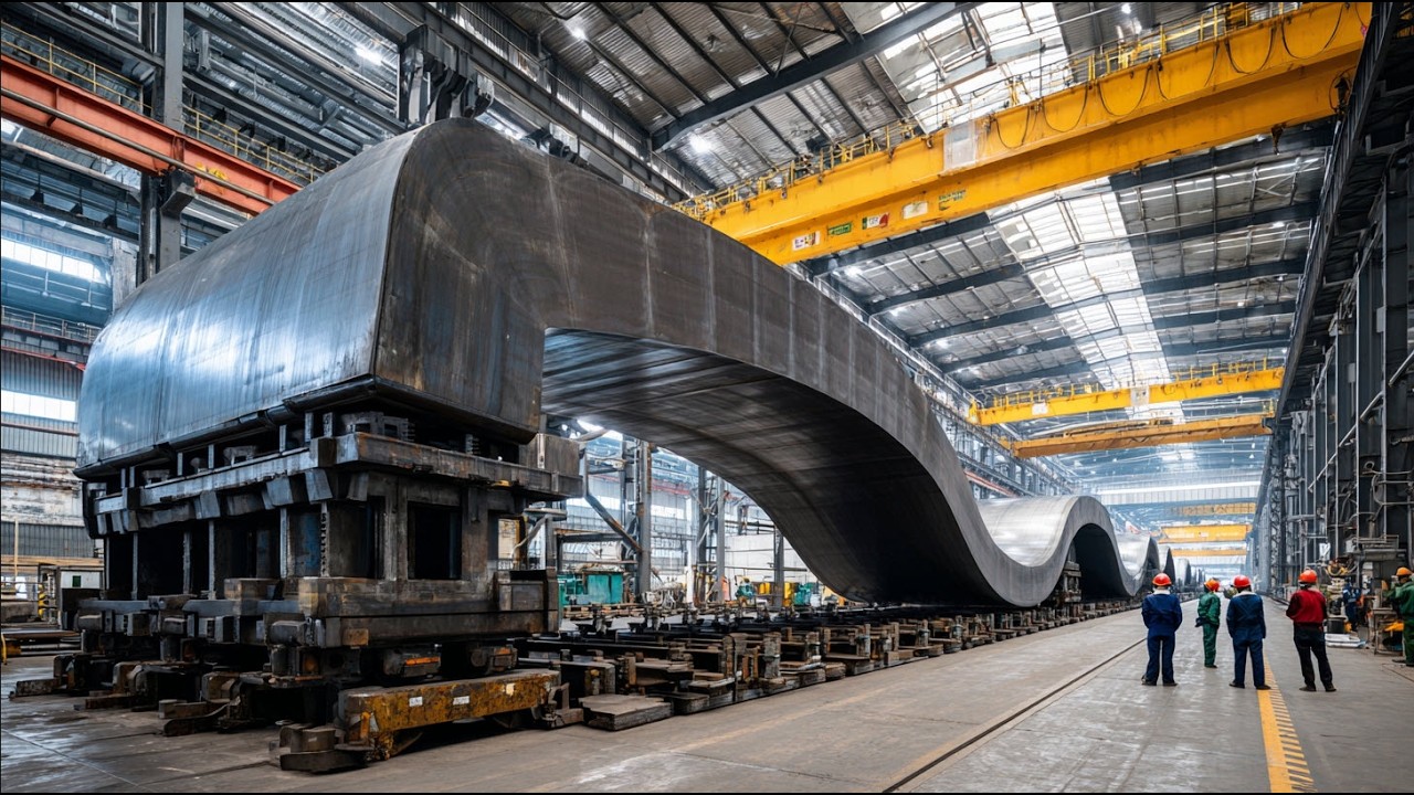 World’s Strongest Bending Machine Rolls 43-Ton Steel. Inside Extreme Industrial Manufacturing