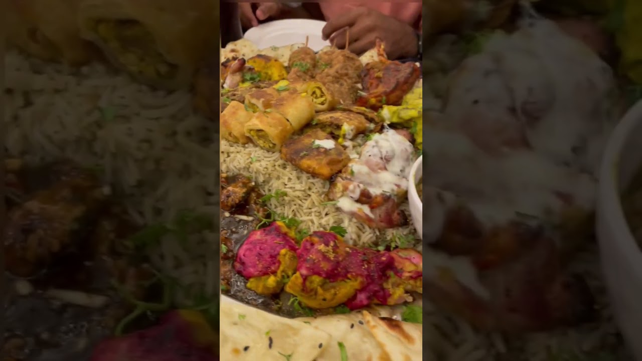 Habibi Mutton & Chicken Nizami Thal #shorts #trending #shortvideo #trend #food #short