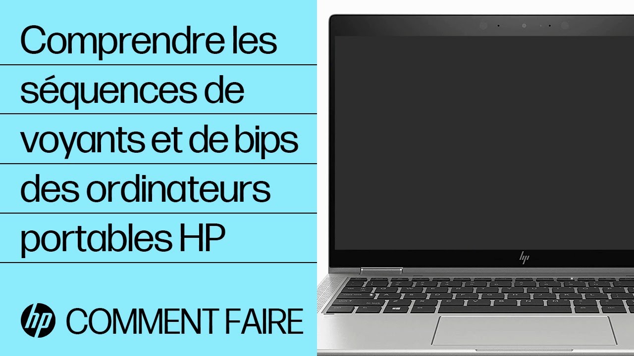 Comprendre les séquences de voyants et de bips des ordinateurs portables HP | Portables HP | HP
