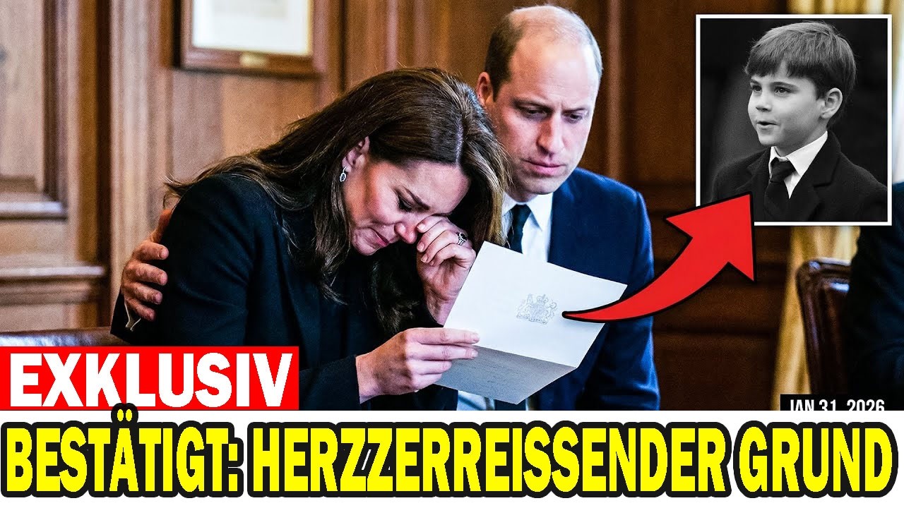 VOR 1 MINUTE: Palast bestätigt Grund für Prinz Louis' Rückzug aus der Öffentlichkeit