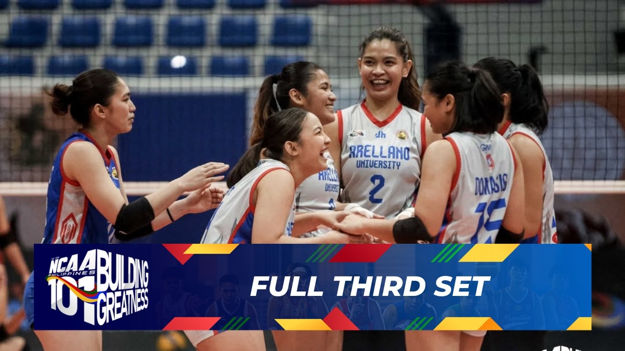 FULL THIRD SET - Arellano Lady Chiefs vs LPU Lady Pirates | NCAA Season 101