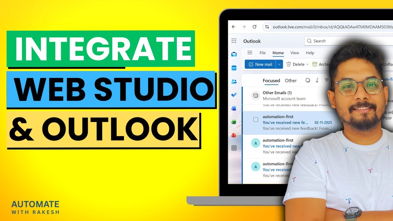 Интеграция UiPath Studio с Outlook через веб-интерфейс | Как читать электронные письма с помощью ...