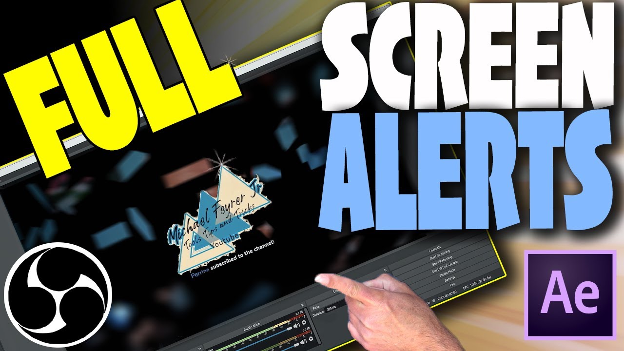 Create Stream Alerts - Full screen like TIMTHETATMAN