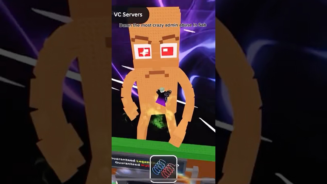 The most crazy admin abuse I seen so far in sab #roblox #stealabrainrot