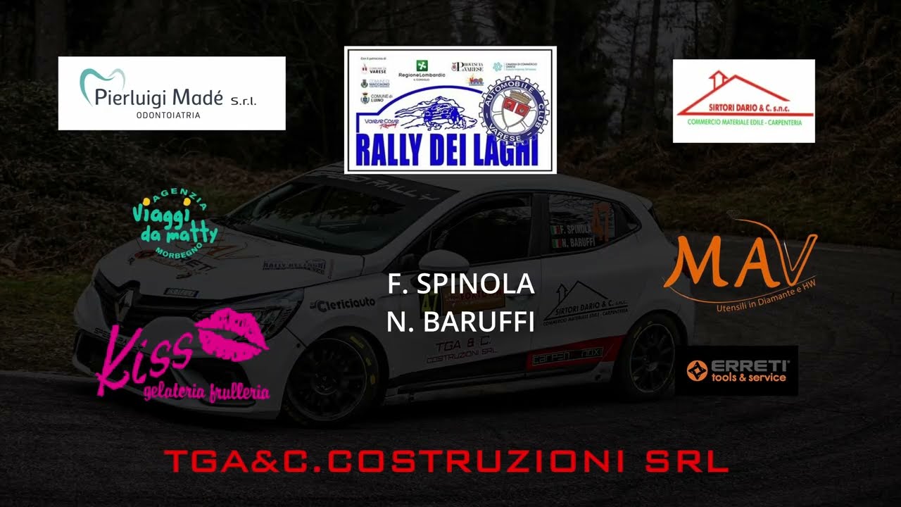 34° Rally dei Laghi OBC n47  F. SPINOLA - N. BARUFFI  PS1 FORCORA