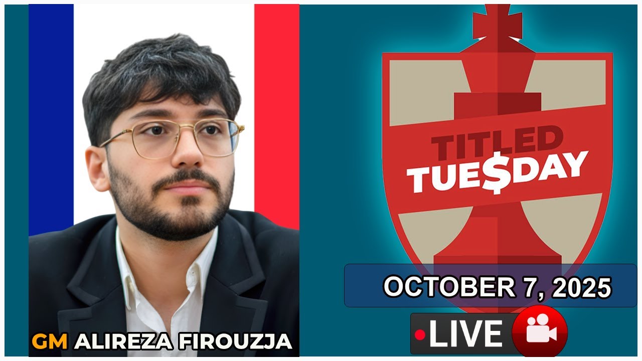 🔴 Alireza Firouzja | Titled Tuesday | October 7, 2025 | chesscom