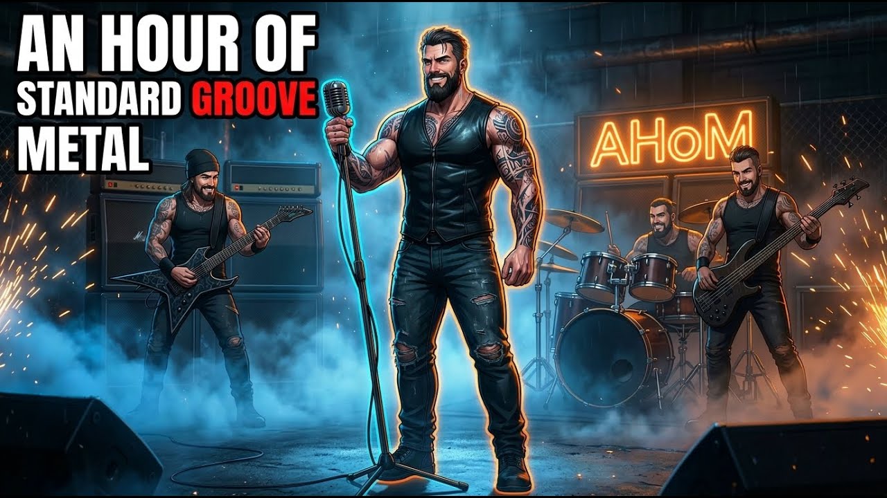 Brutal Groove Metal Riffs ⛓️ Industrial Foundry Sessions